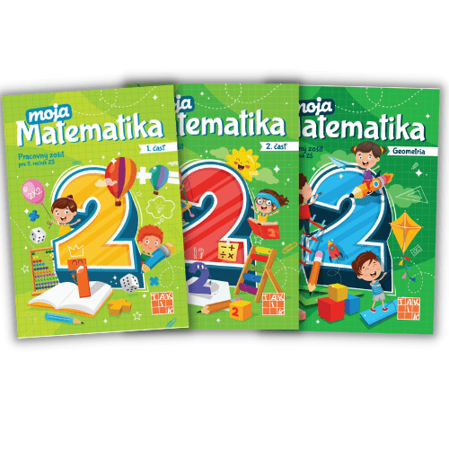 Sada Moja matematika pre 2. ročník: 1.časť + 2.časť + 3. časť