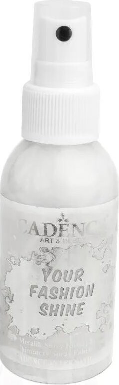 Cadence Perleťová farba na textil v spreji 100 ml, biela