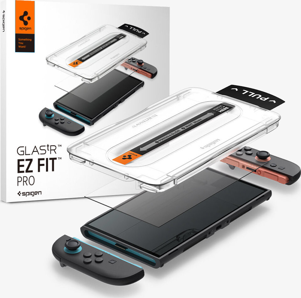 Spigen Glass tR EZ Fit Pro 2 Pack Nintendo Switch 2