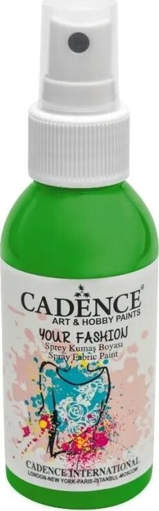 Cadence Farba na textil v spreji 100 ml, svetlá zelená