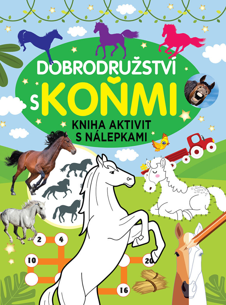 Dobrodružství s koňmi: Kniha aktivit s nálepkami