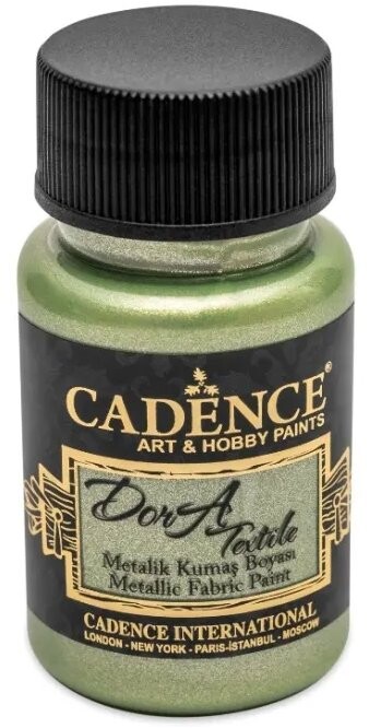 Cadence Metalická farba na textil 50 ml, mentolová