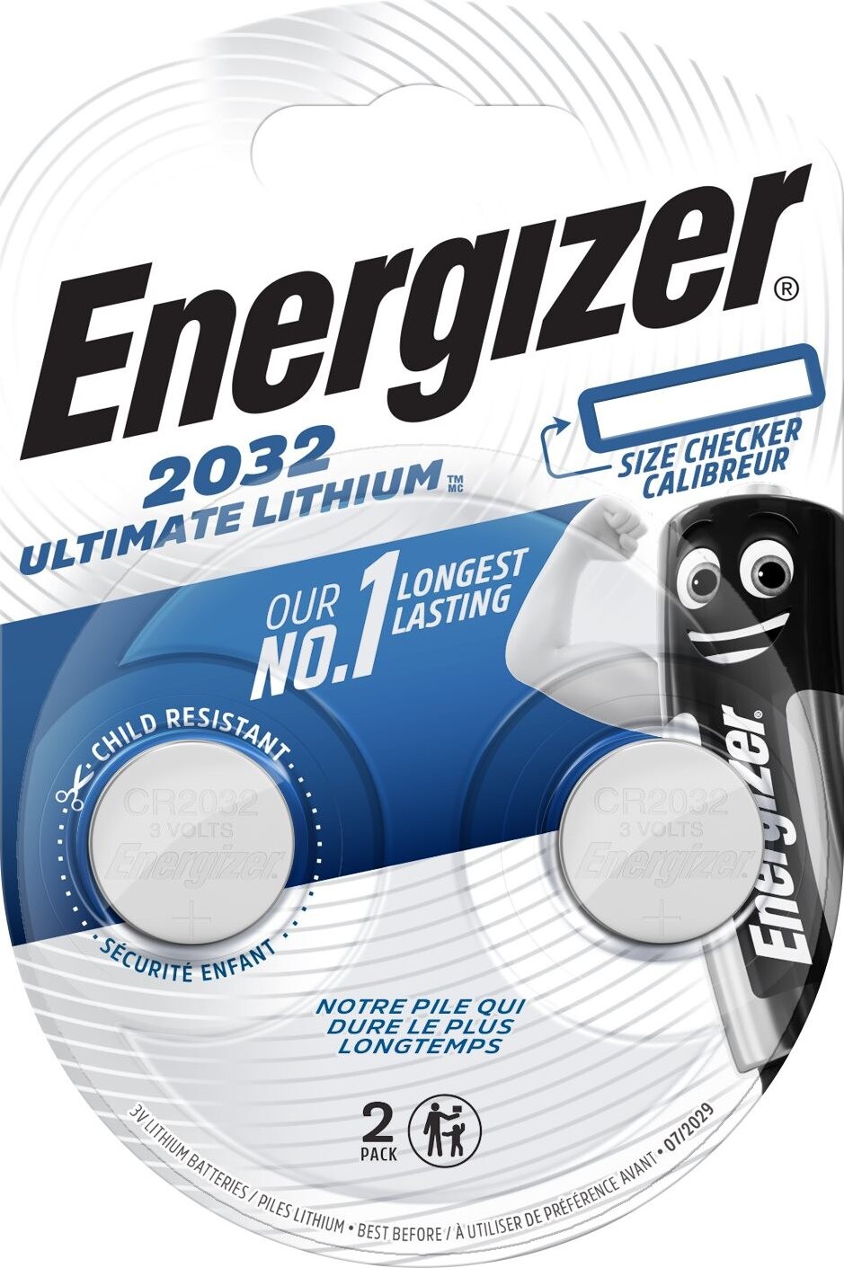Energizer Ultimate Lithium CR2032 2 pack