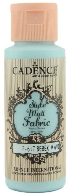 Cadence Farba na textil 59 ml, svetlá modrá