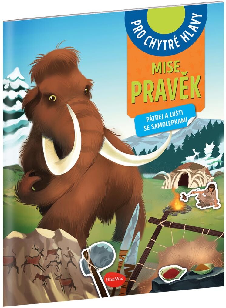 Mise Pravěk: Pátrej a lušti se samolepkami