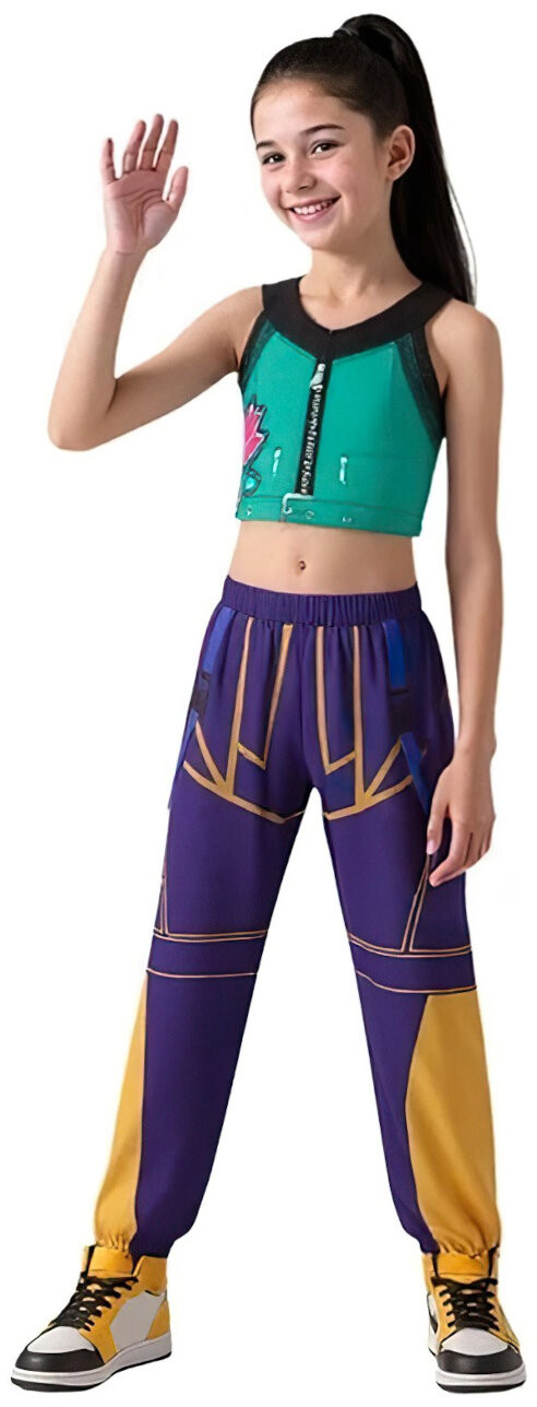 FunCo Dětský kostým Demon Hunters K-pop Zoey 122-134 L