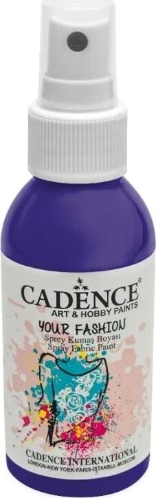 Cadence Farba na textil v spreji 100 ml, fialová
