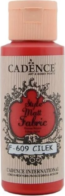 Cadence Farba na textil 59 ml, červená