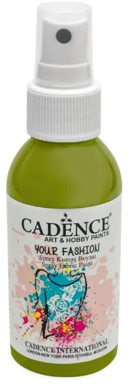 Cadence Farba na textil v spreji 100 ml, kivi zelená