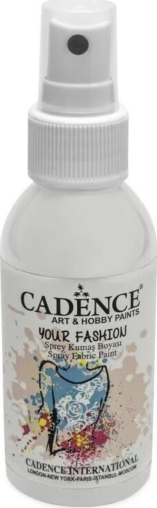 Cadence Farba na textil v spreji 100 ml, biela