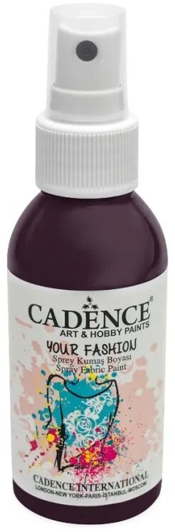 Cadence Farba na textil v spreji 100 ml, baklažánová