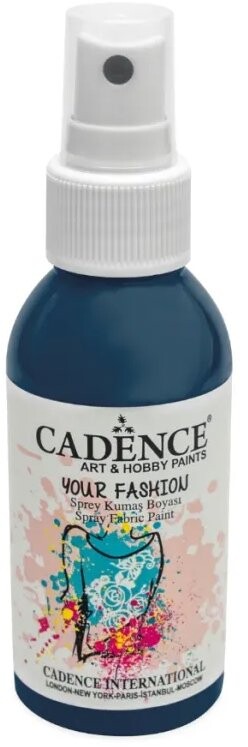 Cadence Farba na textil v spreji 100 ml, petrolejová modrá