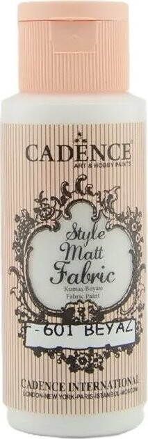 Cadence Farba na textil 59 ml, biela