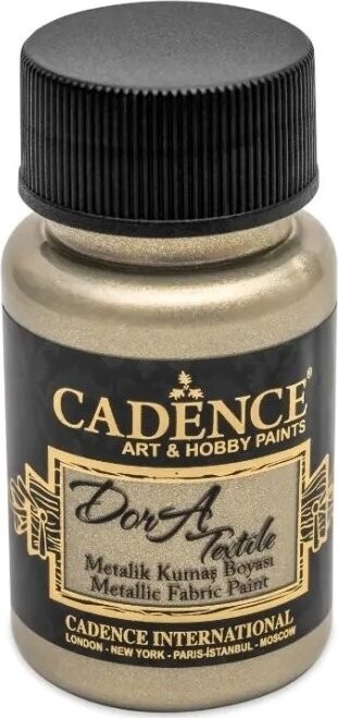 Cadence Metalická farba na textil 50 ml, platinová