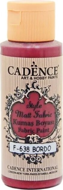 Cadence Farba na textil 59 ml, vínová