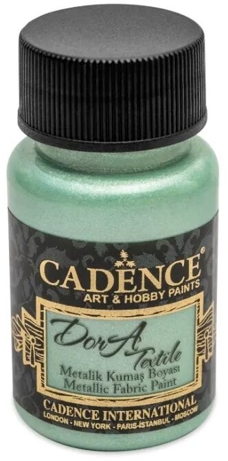 Cadence Metalická farba na textil 50 ml, mätová