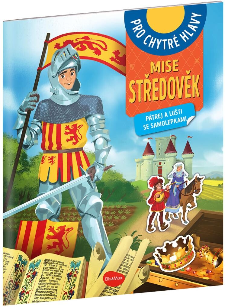 Mise Středověk: Pátrej a lušti se samolepkami