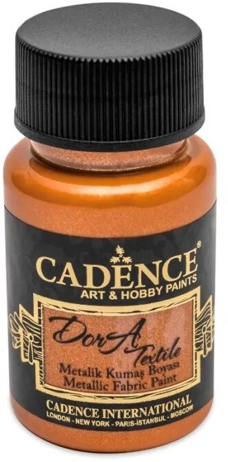Cadence Metalická farba na textil 50 ml, oranžová
