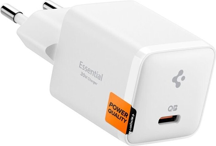 Spigen Essential 30 W Wall Charger EE301EU All White
