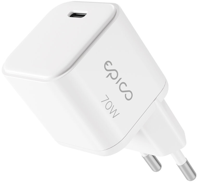 Epico UltraBoost Micro AVS GaN 70 W dynamický sieťový adaptér EA70b – biela