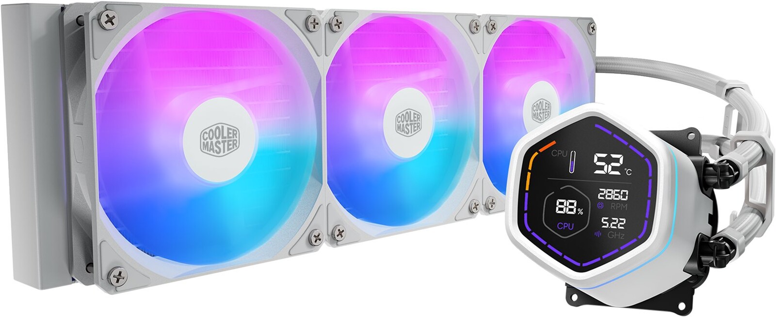 Cooler Master MasterLiquid Core Nex Digital 360 White