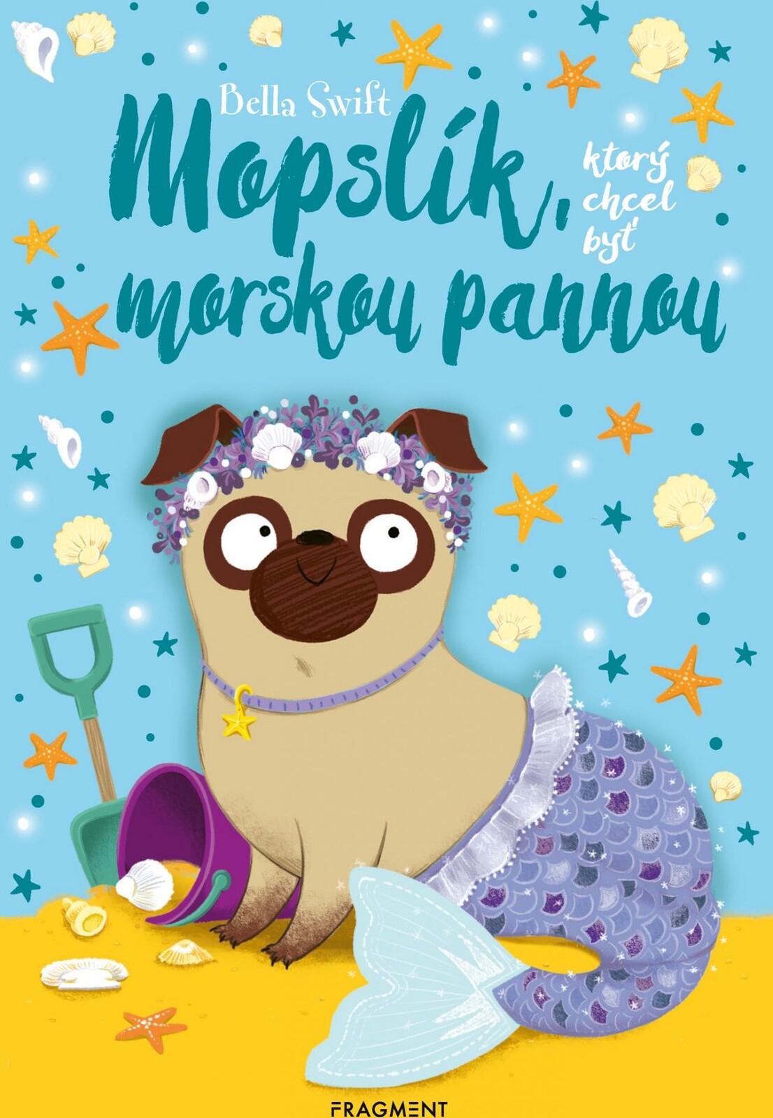 Mopslík, ktorý chcel byť morskou pannou