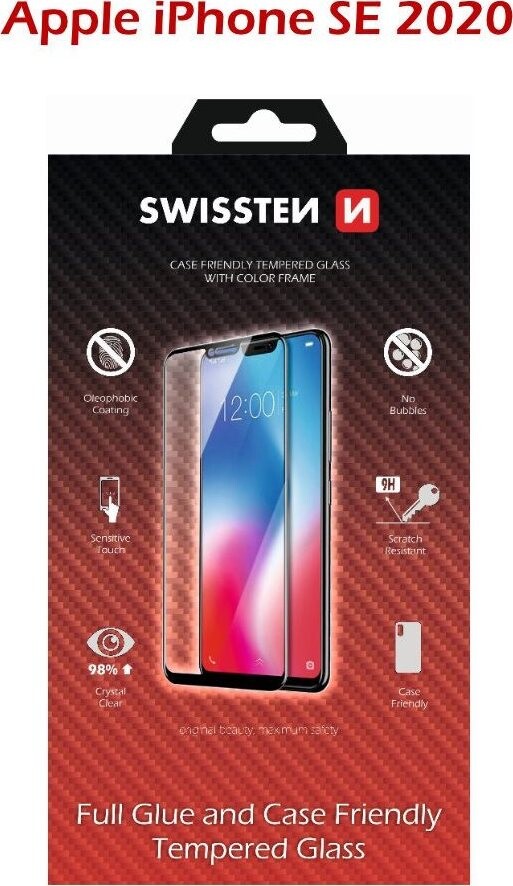 Swissten Case Friendly pre iPhone SE 2020 čierne