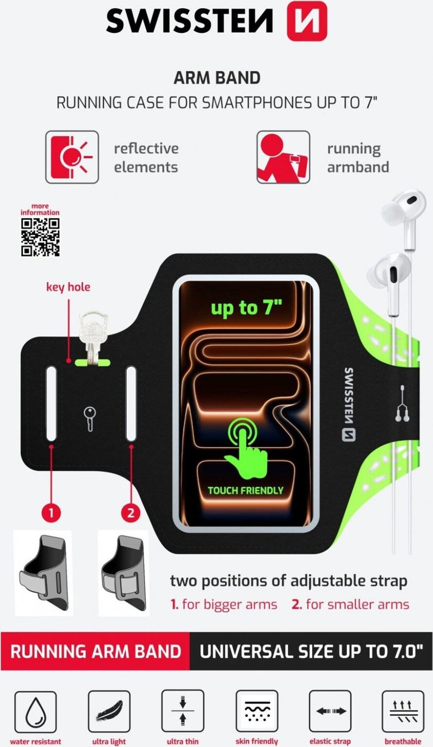 Swissten Armband Case veľ. 7.0