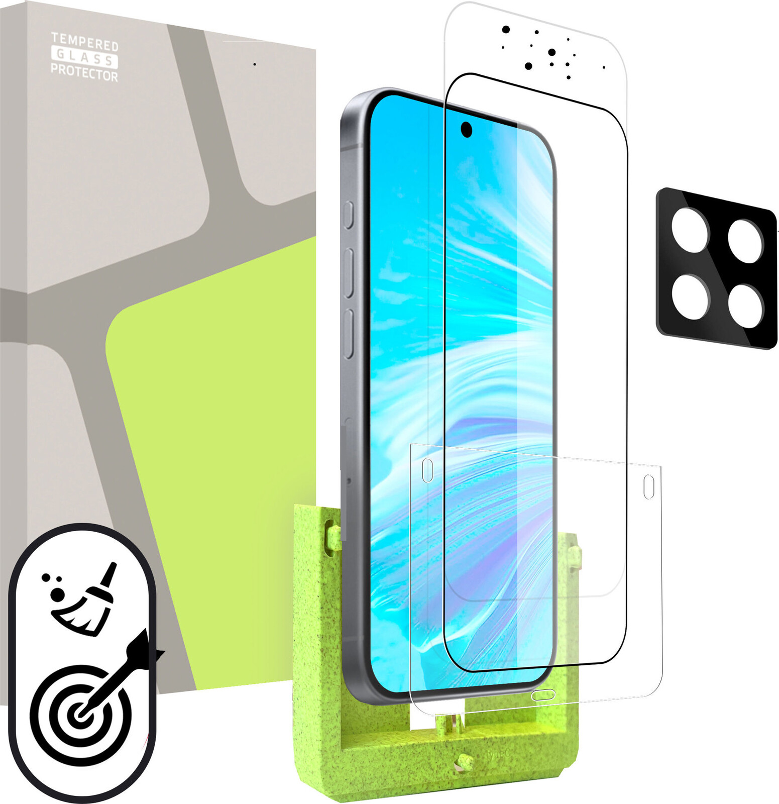 Tempered Glass Protector pre Xiaomi 14T Pro (SAMOINŠTALAČNÝ APLIKÁTOR) + sklo na kameru