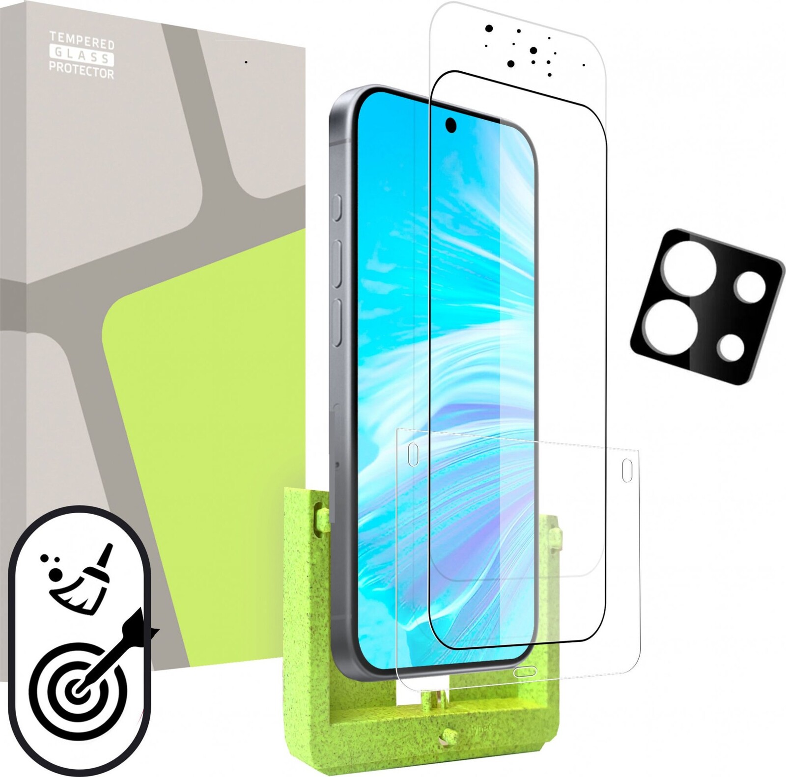 Tempered Glass Protector pre Xiaomi Redmi Note 13 Pro 5G (SAMOINŠTALAČNÝ APLIKÁTOR) + sklo na kameru