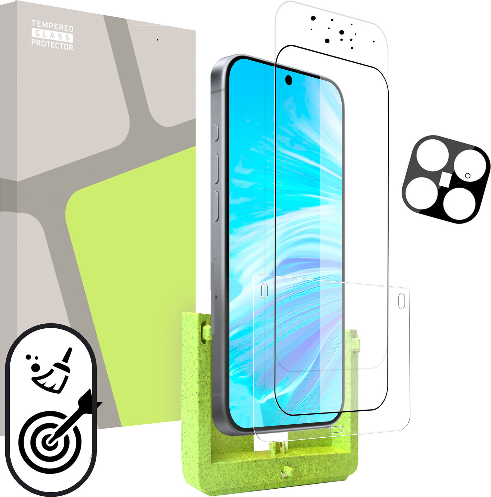 Tempered Glass Protector pre Xiaomi 15T Pro (SAMOINŠTALAČNÝ APLIKÁTOR) + sklo na kameru