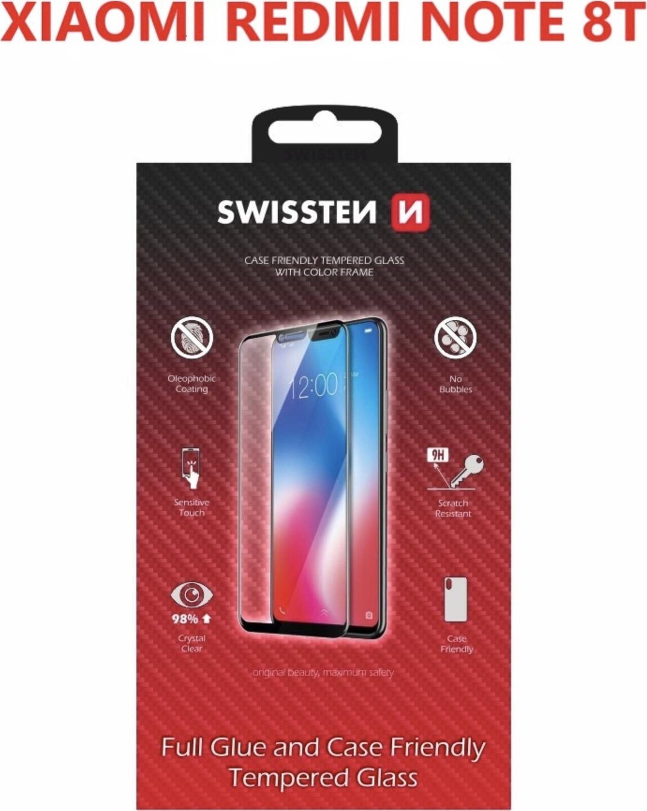 Swissten Case Friendly pre Xiaomi Redmi Note 8T čierne