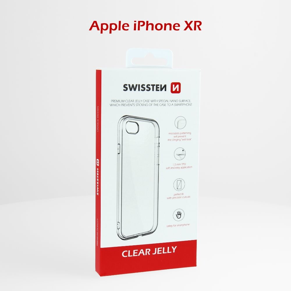 Swissten Clear Jelly na Apple iPhone XR