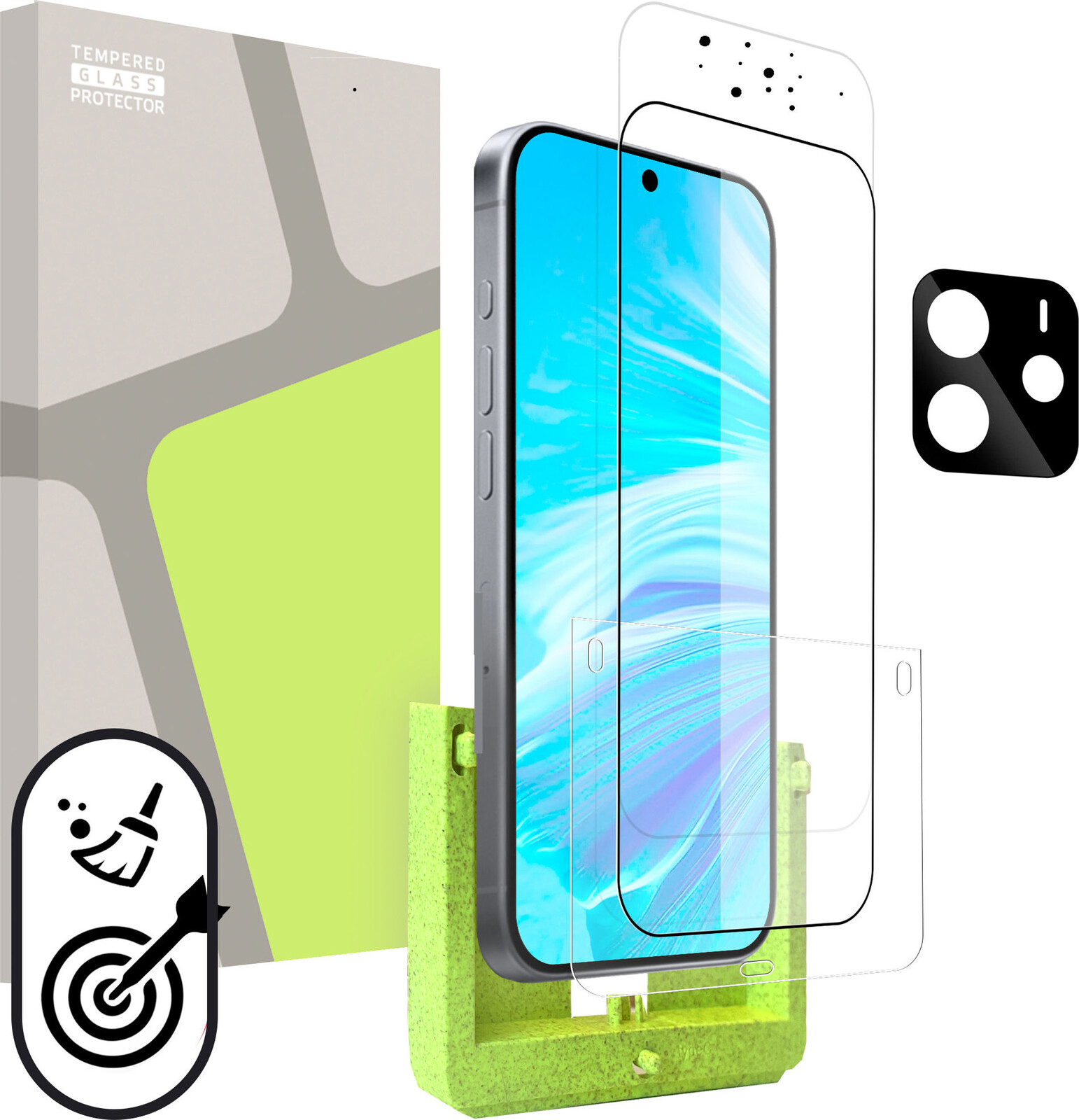 Tempered Glass Protector pre Xiaomi Redmi Note 14 4G (SAMOINŠTALAČNÝ APLIKÁTOR) + sklo na kameru