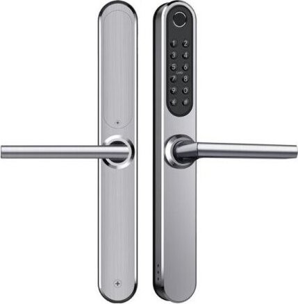 BOT Smart kľučka TTLock H1P s tlačidlami strieborná 72 mm