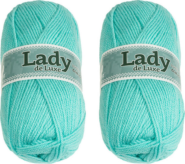 BELLATEX Lady NGM de luxe 100 g set 2 ks - 922 sv. tyrkysová