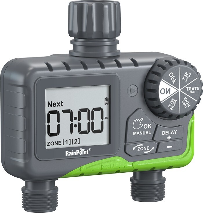 RAINPOINT 2-Zone Digital Hose Timer