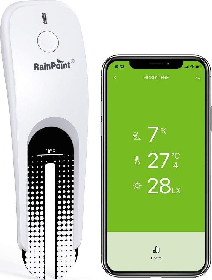 RAINPOINT Smart 3-in-1 Soil Moisture Sensor
