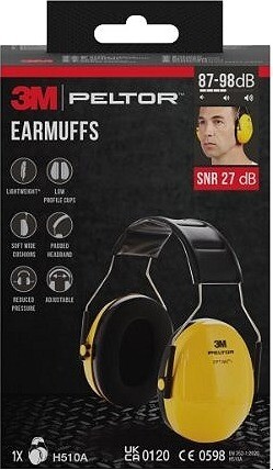 3M Peltor Chrániče sluchu H510A-1, žlté