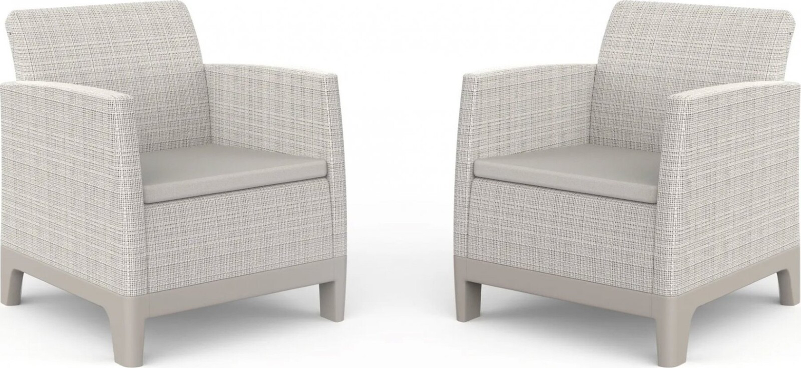 Keter SCANDI FORMA DUO SADA – pebble grey/soft beige