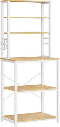 Vasagle Kuchynský regál CUSTOM 167 cm, bielo-hnedý