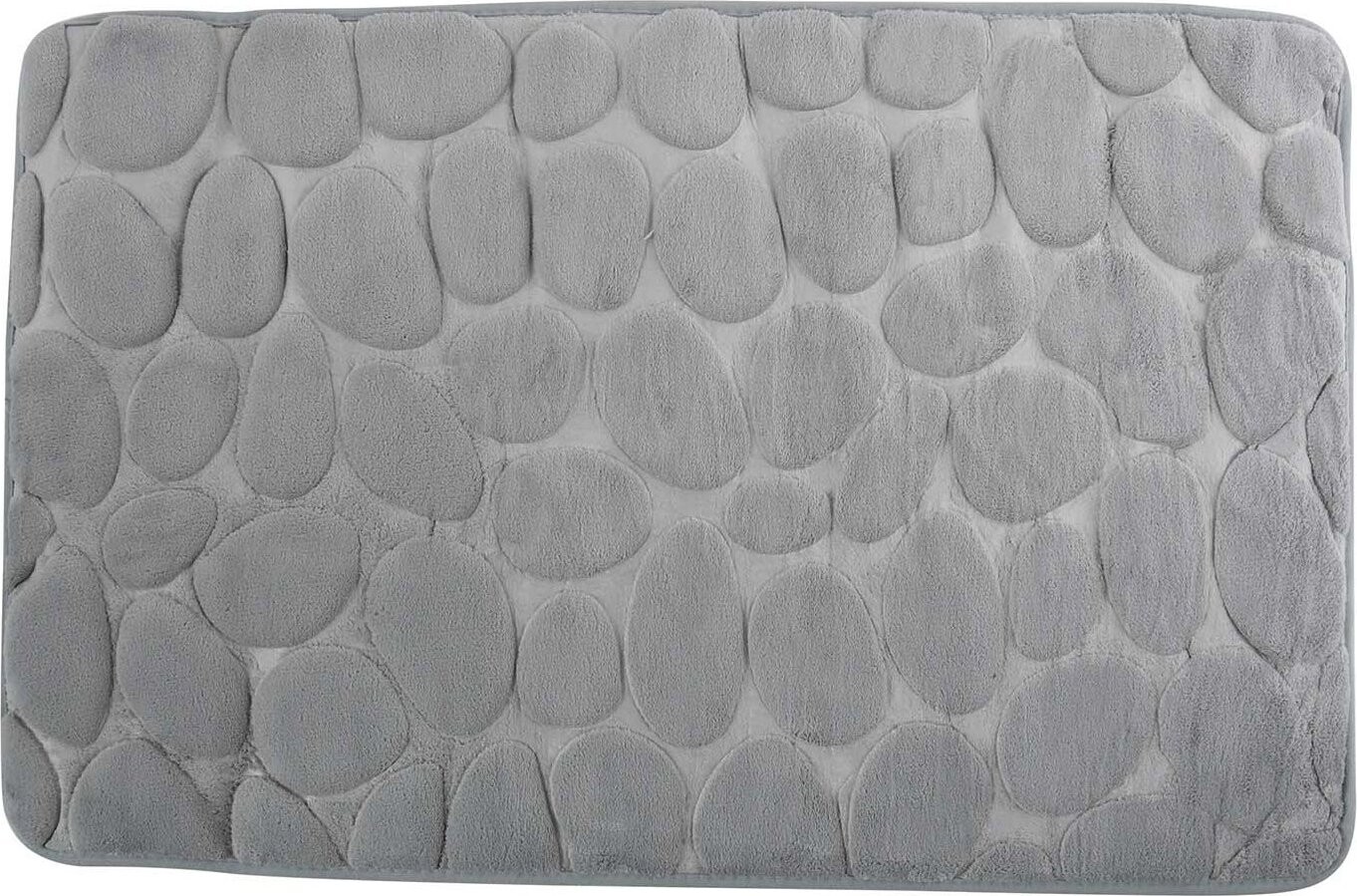MSV Kúpeľňová predložka Pebbles 40 × 60 cm sivá