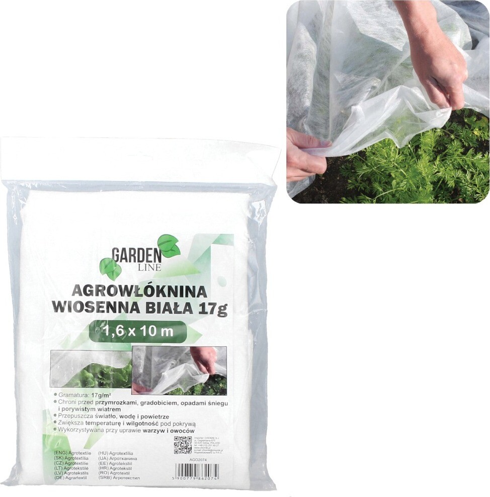 Garden Line Biela jarná netkaná textília