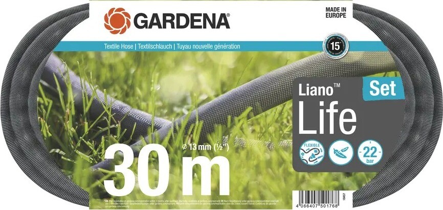 GARDENA Hadica textilná Liano™ Life 13 mm, 30 m – súprava
