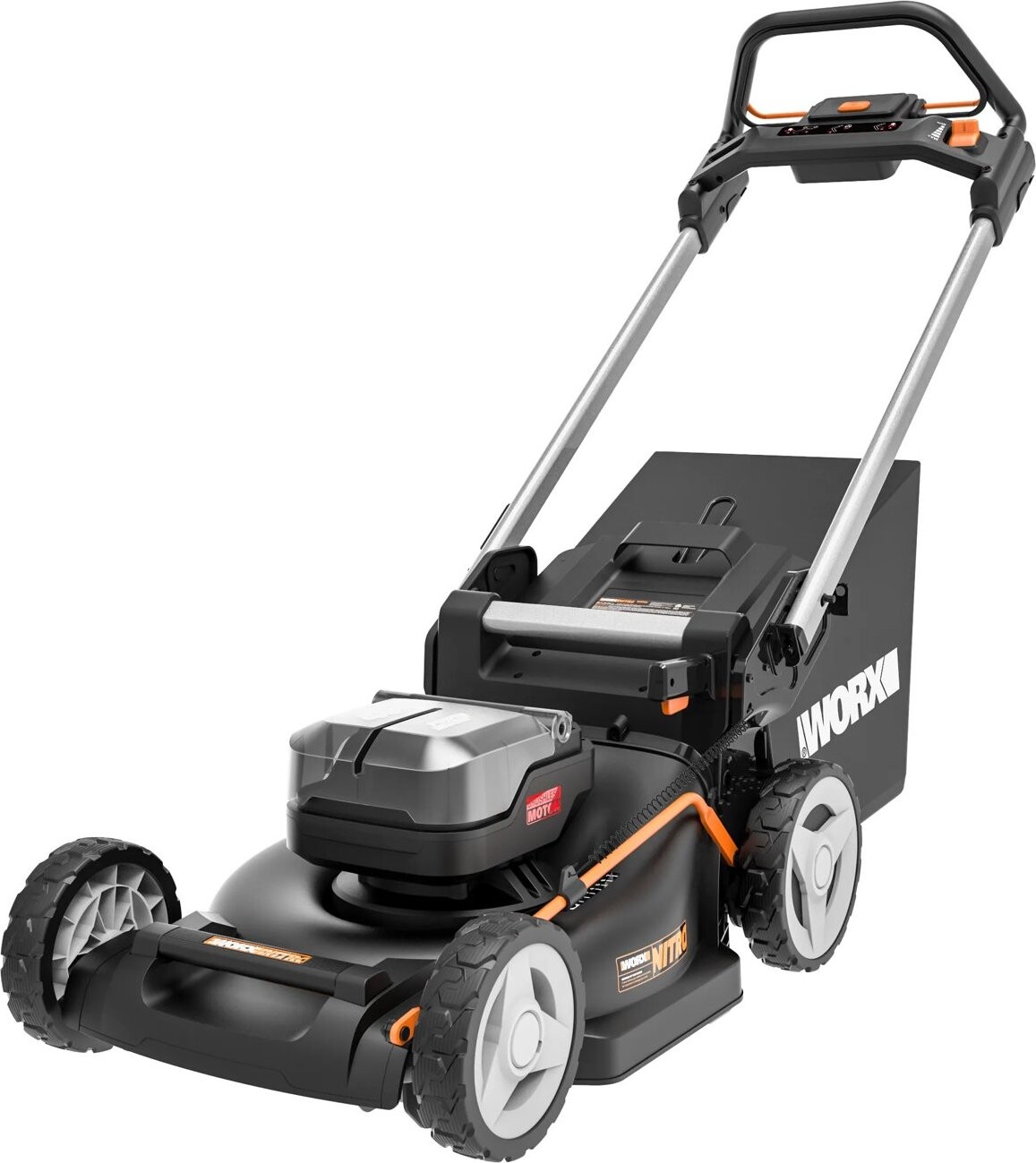 WORX Rotačná kosačka AKU 40 V WG749E (2× 4 Ah)