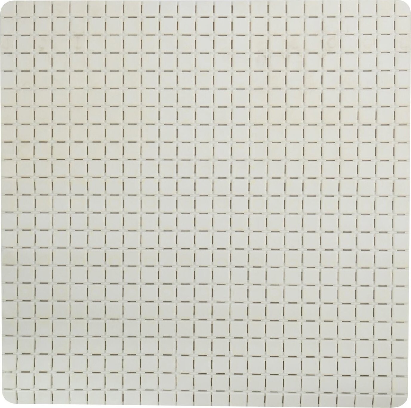 MSV protišmyková podložka do sprchy Quadro, biela, 54 × 54 cm