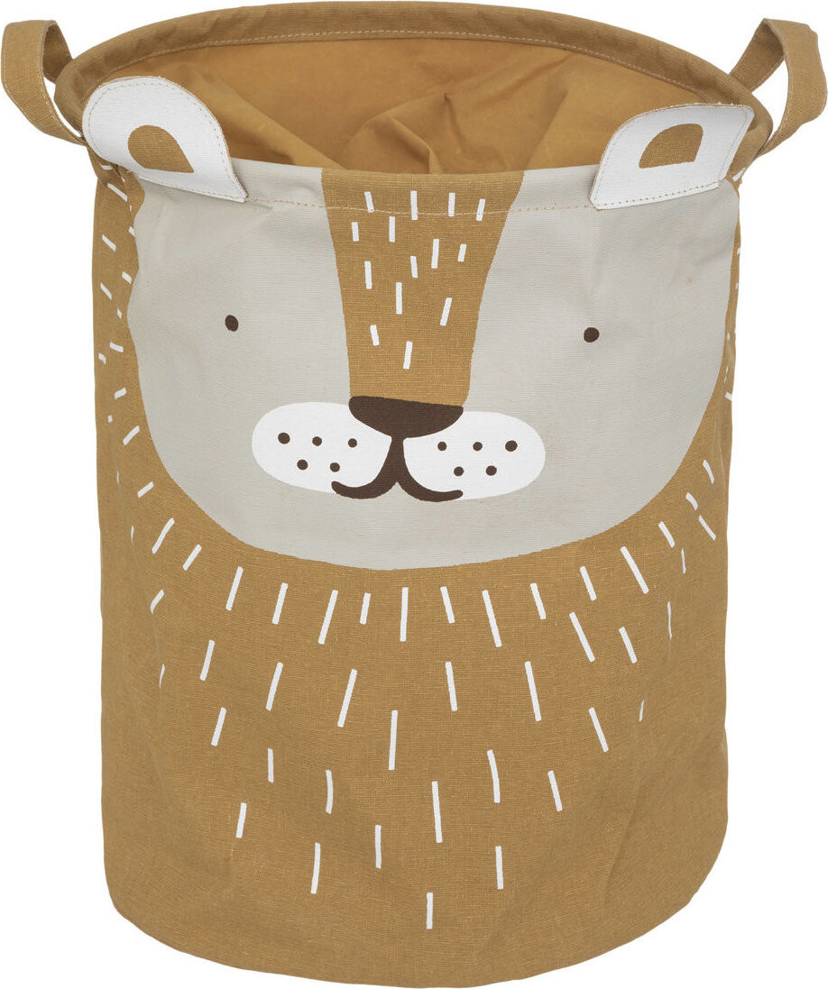 Atmosphera for kids Úložný kôš na hračky ANIMAL 40 cm, hnedá farba