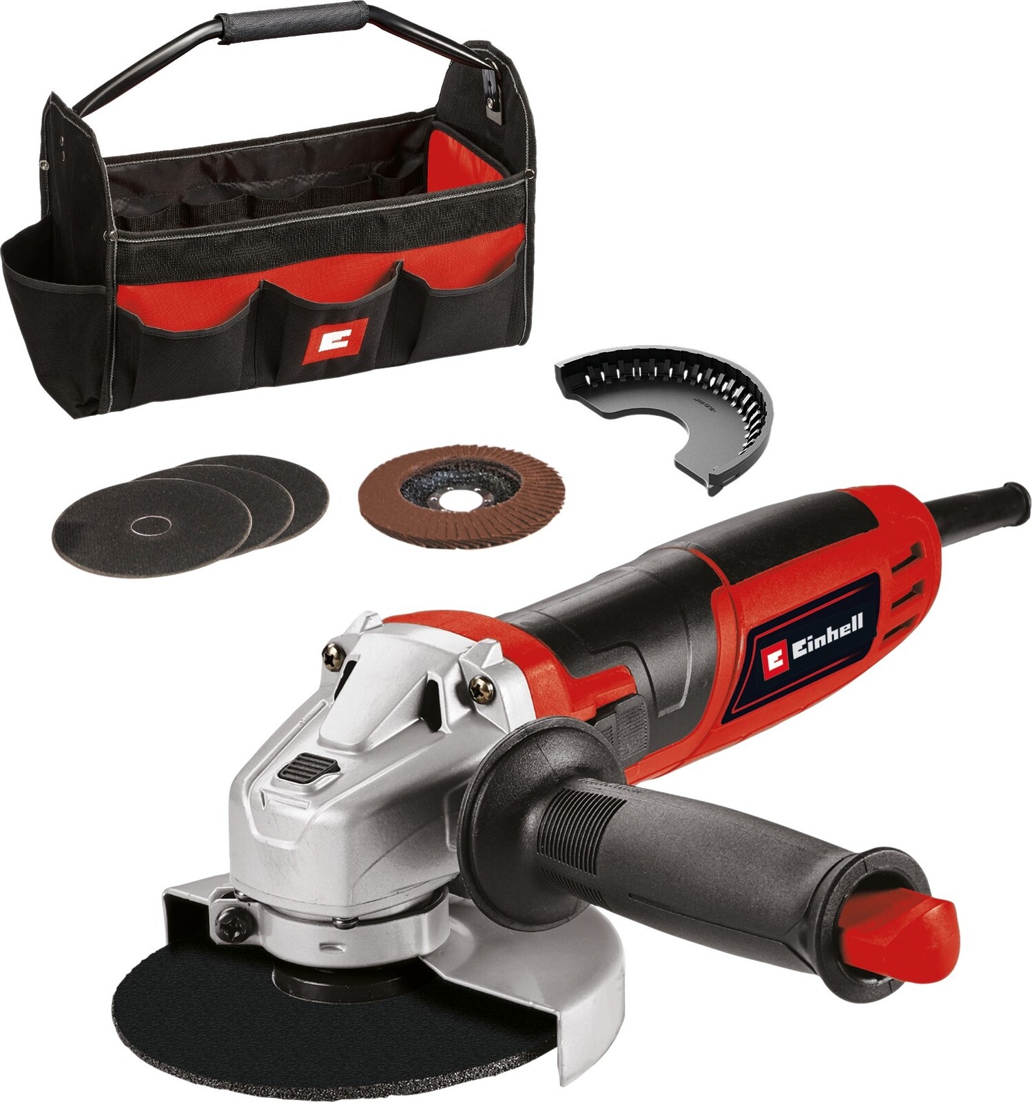 EINHELL Uhlová brúska elektrická TC-AG 125/850 sada, 4430977