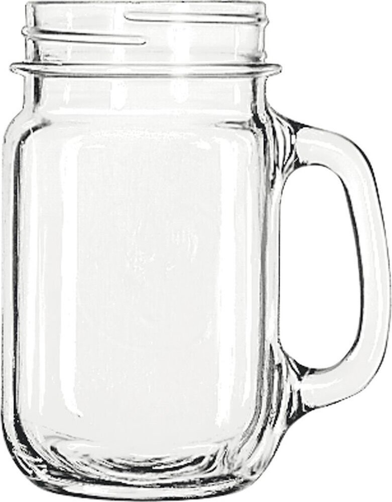 Onis Drinking Jar Pohár na nápoje, 0,49 l, výška 132 mm, priemer 106 mm, 6 ks