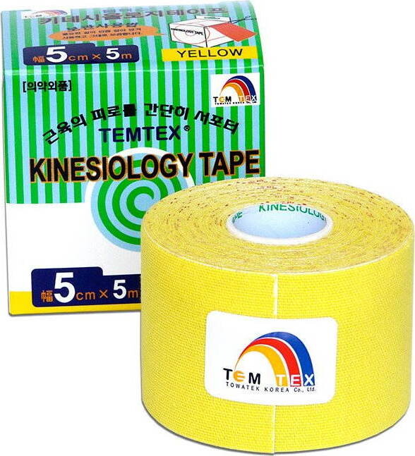 Temtex tape Tourmaline žltý 5 cm